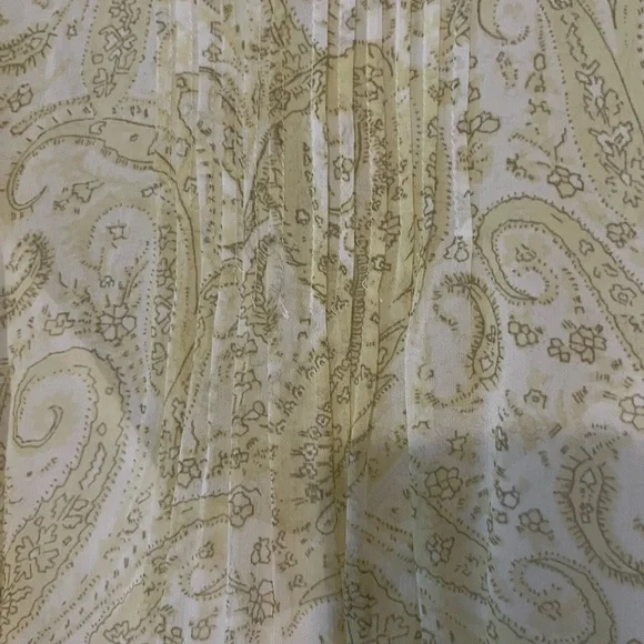 Lucky Brand Womens ruffle blouse with paisley print - M - Picture 3 of 9